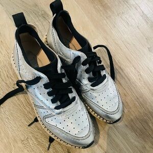 Tod’s gomma run rafia espadrille sneaker